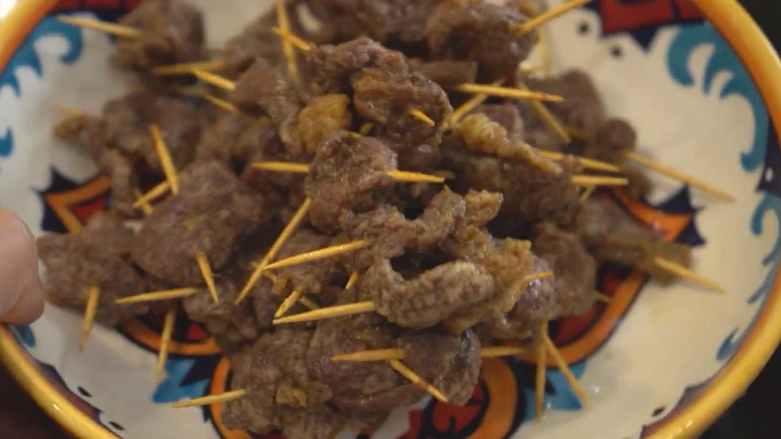 Toothpick Meat The correct method of cumin toothpick lamb, teach you a trick, the meat ...