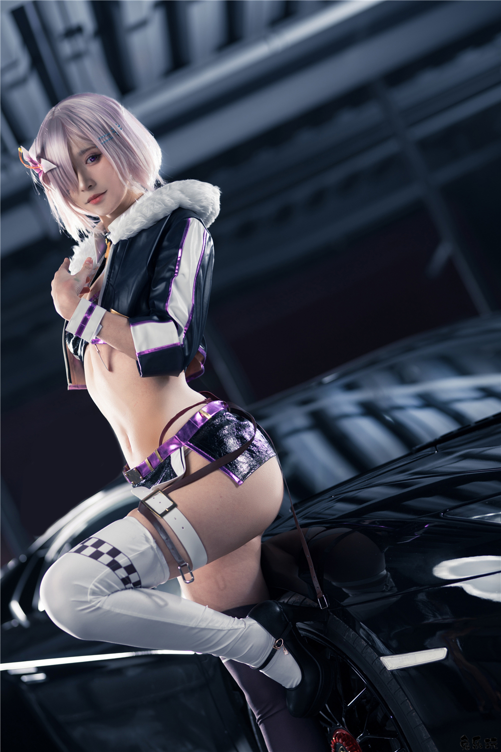 【cosplay】爱老师_PhD作品合集精选丨玛修-黑枪呆-同人赛车