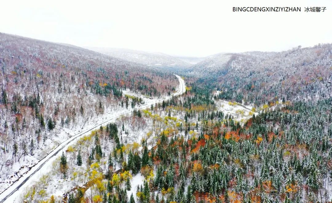 Xuexiang Tianlu, walking through the poetry of autumn leaves dancing with the first snow