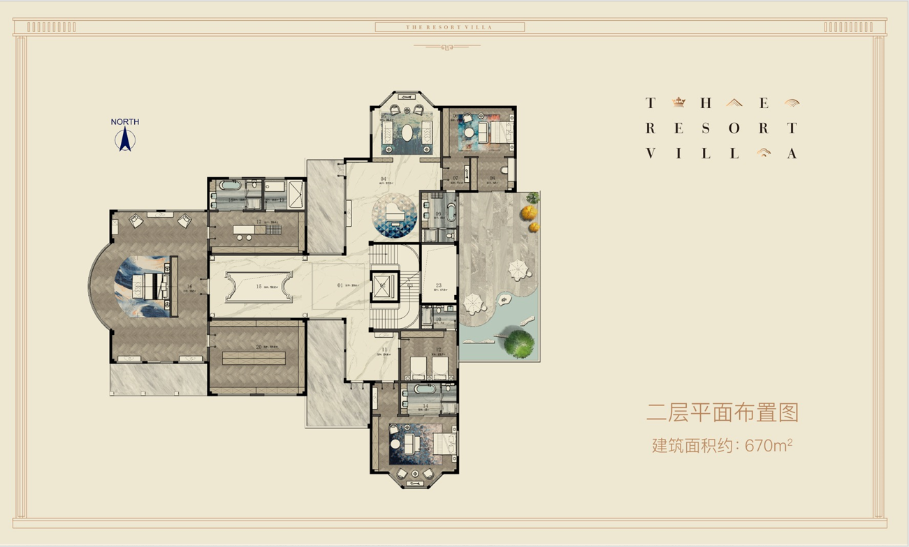 东亚御栖庄园 1128-2284㎡法墅十二院 企业家的大庄园