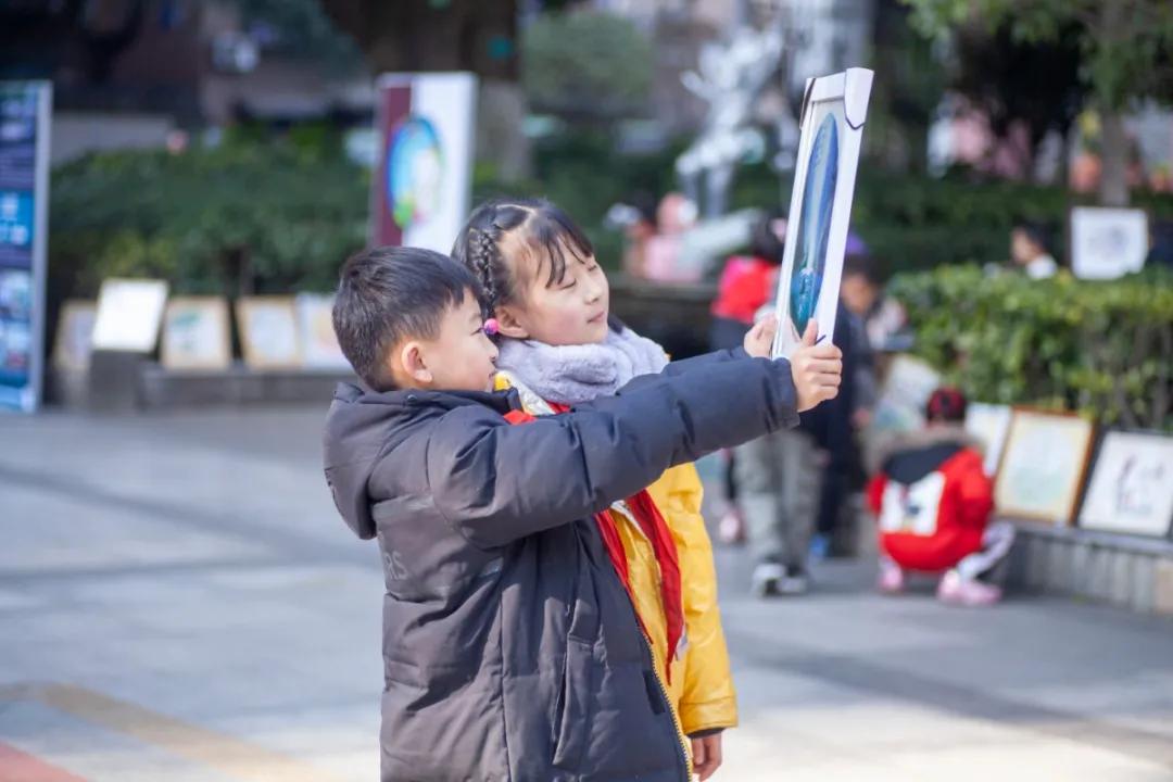 新年有“画”说——天府新区华阳实验小学学科融合诗配画作品展