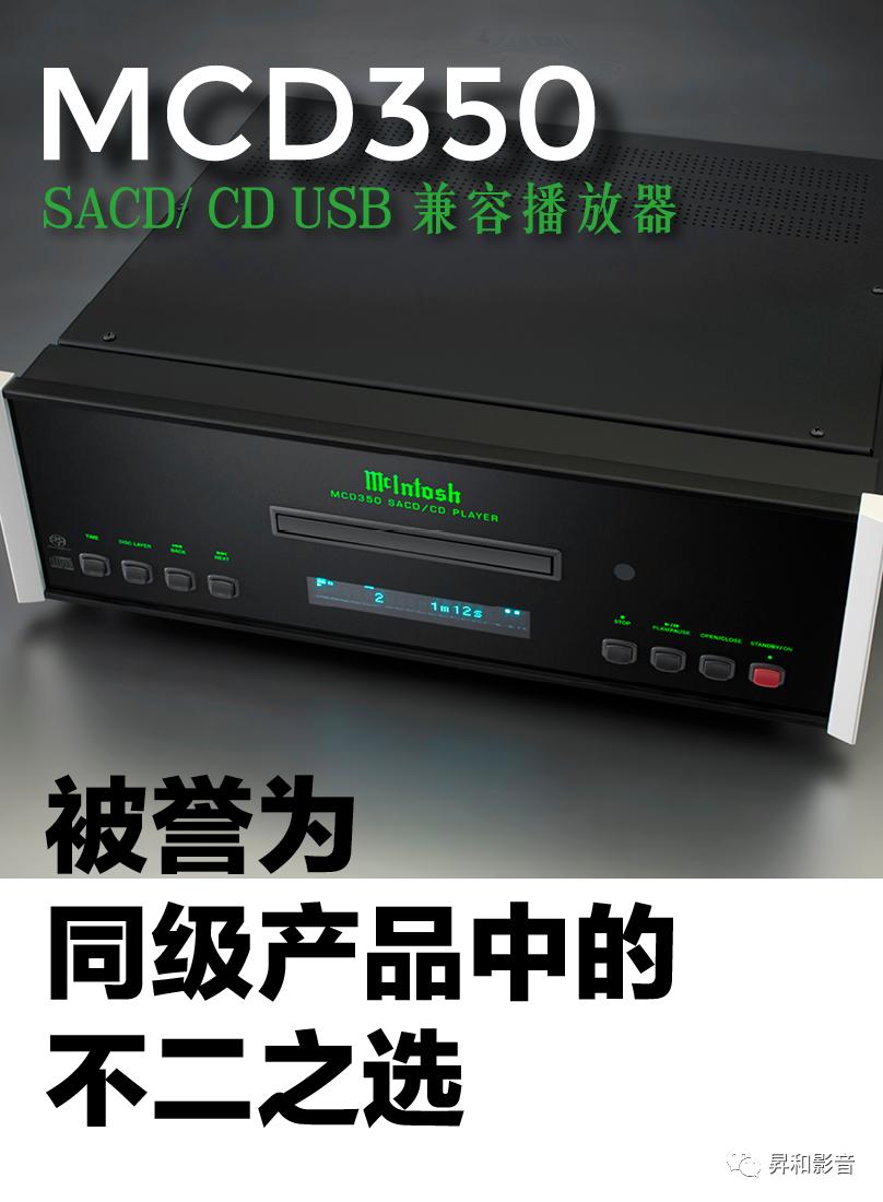McIntosh McIntosh MCD350 SACD/CD player - iNEWS