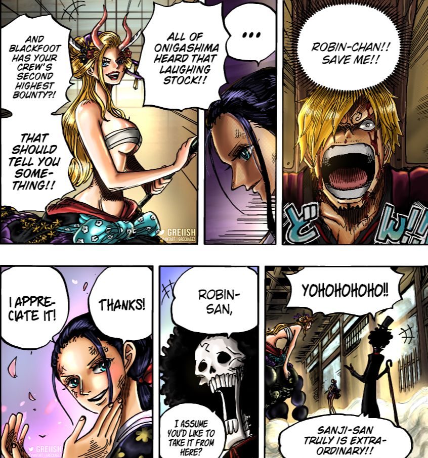 One Piece Chapter 1020 spoilers: Will Robin and Brook fall for Black  Maria's illusions?