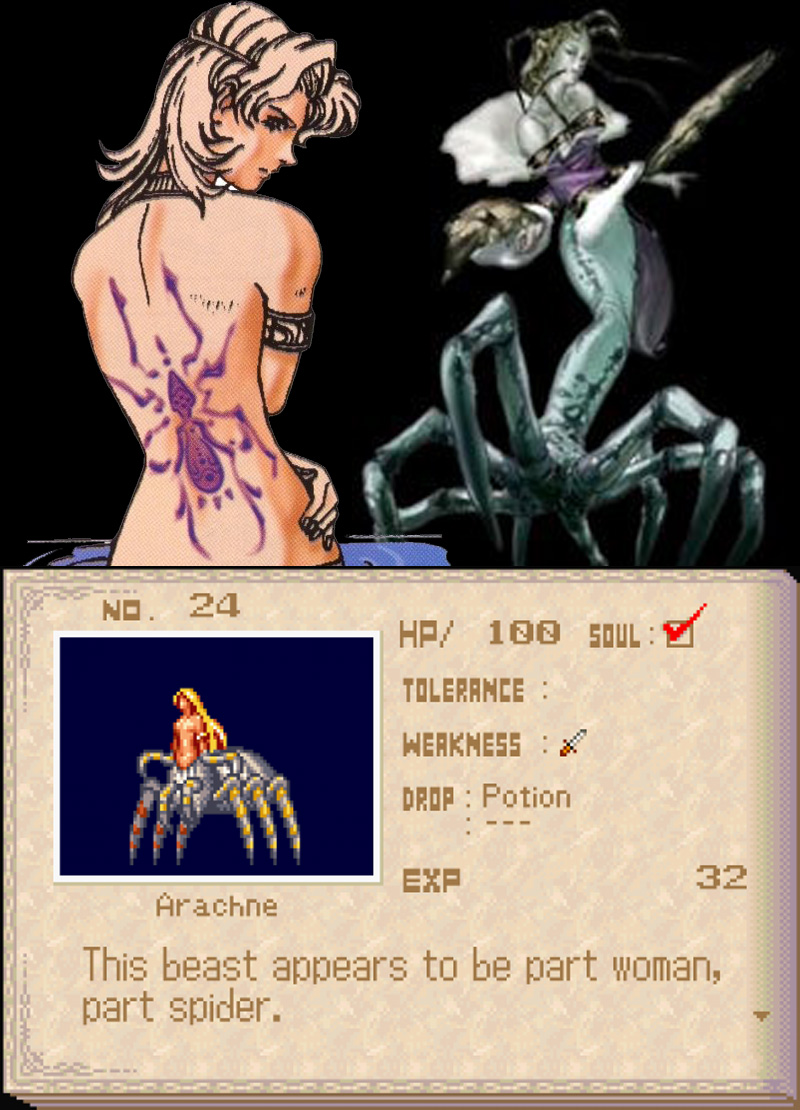 经典游戏《恶魔城》让人魂不守舍的女妖，意志不坚的玩家注定翻车