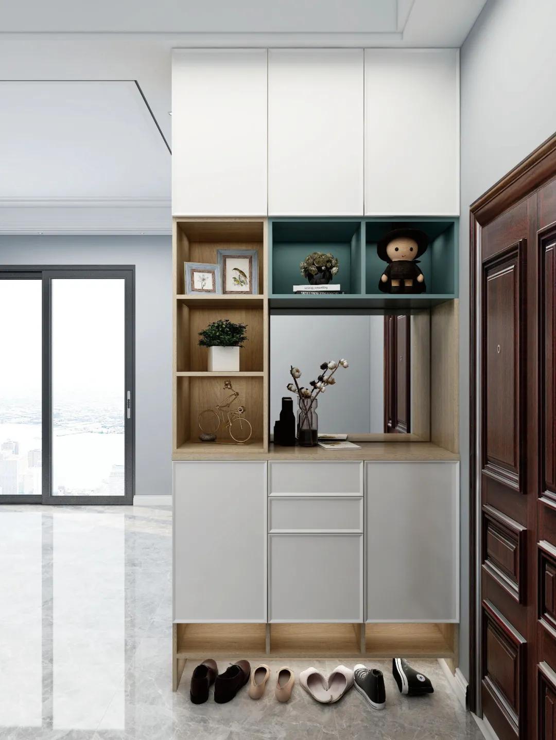 玄关柜巧设计，让进门第一眼成为亮点