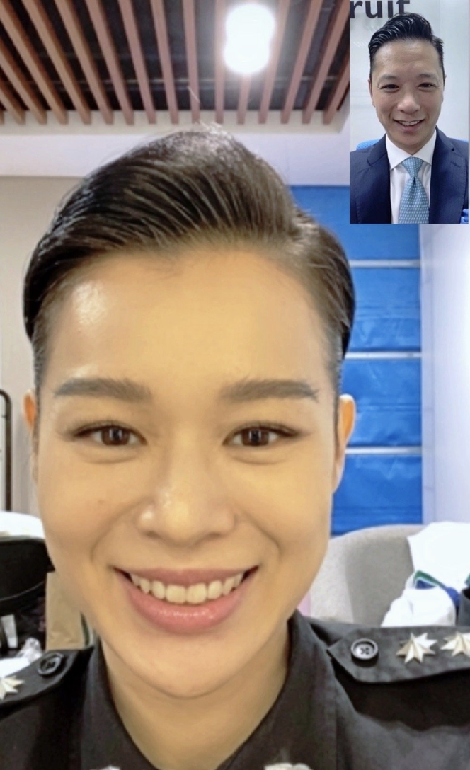 胡杏兒素顏與老公挽手逛超市購物，兩人有說有笑，夫妻感情和睦