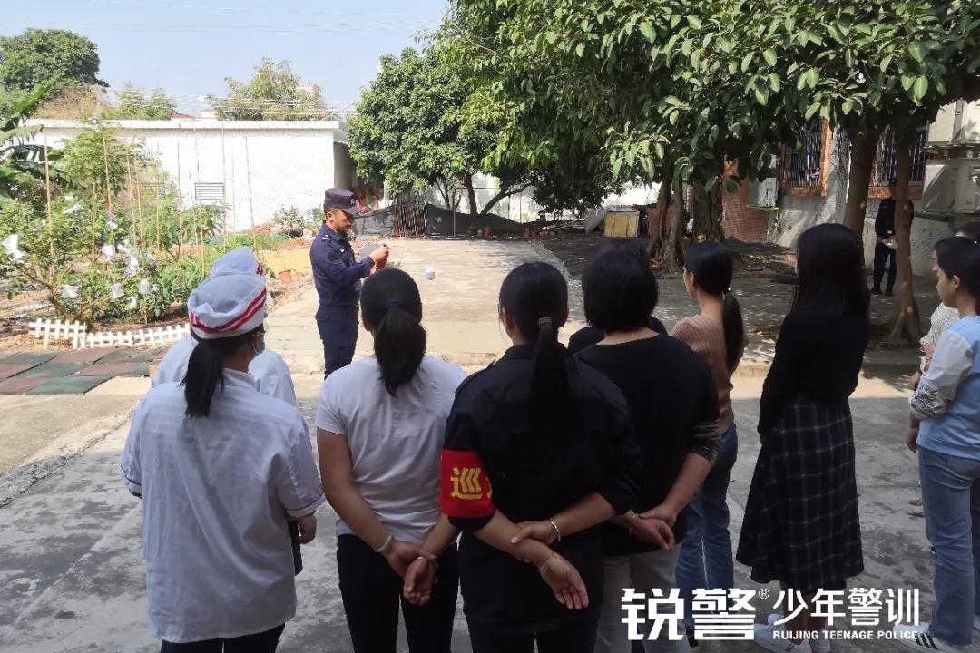 锐警少年警训：安全无小事，万顷沙镇沙尾一中心幼儿园安全活动