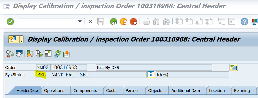 SAP PM 入門系列12 - IW32 下達一個維護訂單