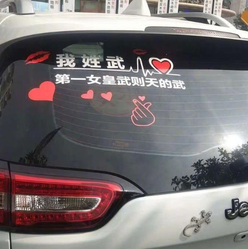 姓氏車貼火了！容我先做個(gè)自我介紹：我姓許，敢睡蛇的那個(gè)許