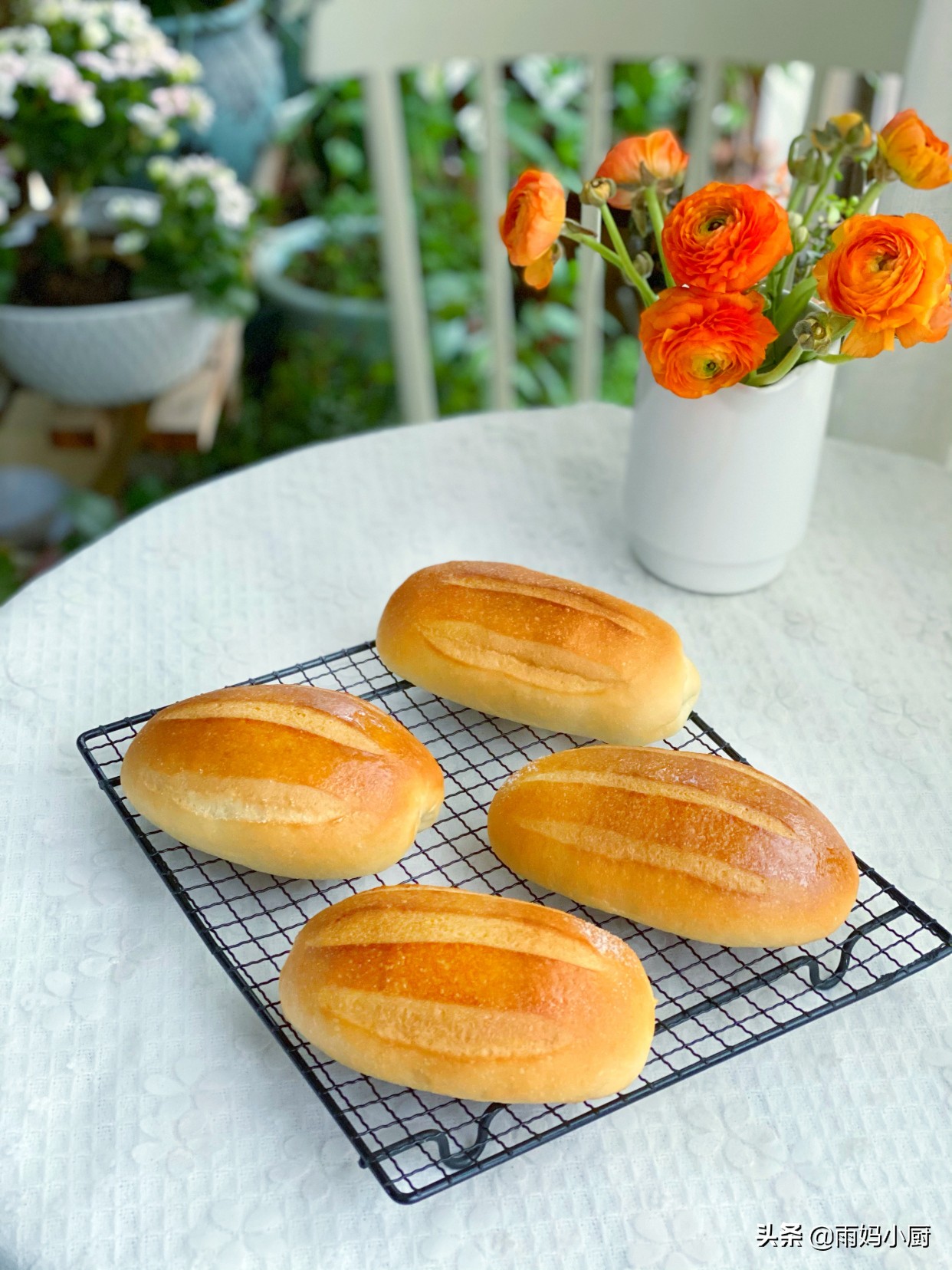 春天愛吃的早餐，奶香濃郁的牛奶哈斯早餐包，香氣四溢又鬆軟