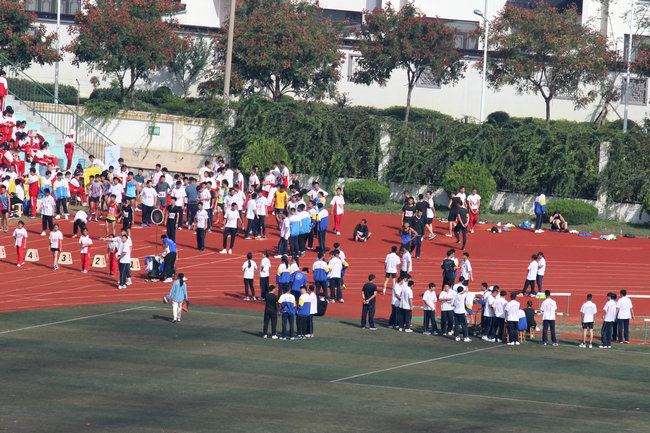 宁阳县复圣中学举行运动会