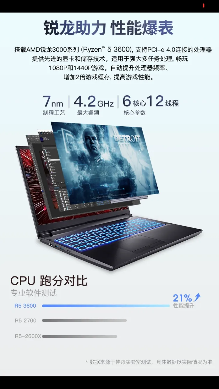 九州第一款AMD电脑上a7000公布