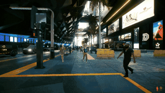 在赛博朋克2077里用延迟摄影记录夜之城