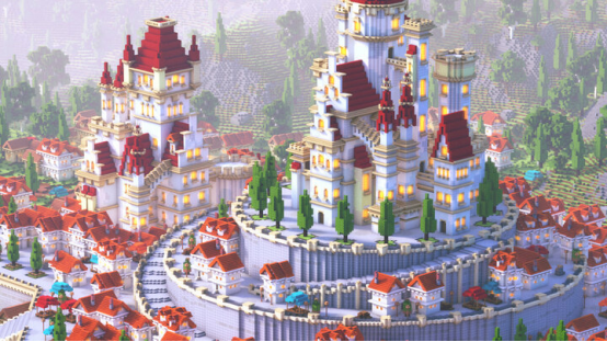 《我的世界》玩家在游戏里“建国”了耗费三年建立城市 细节惊人