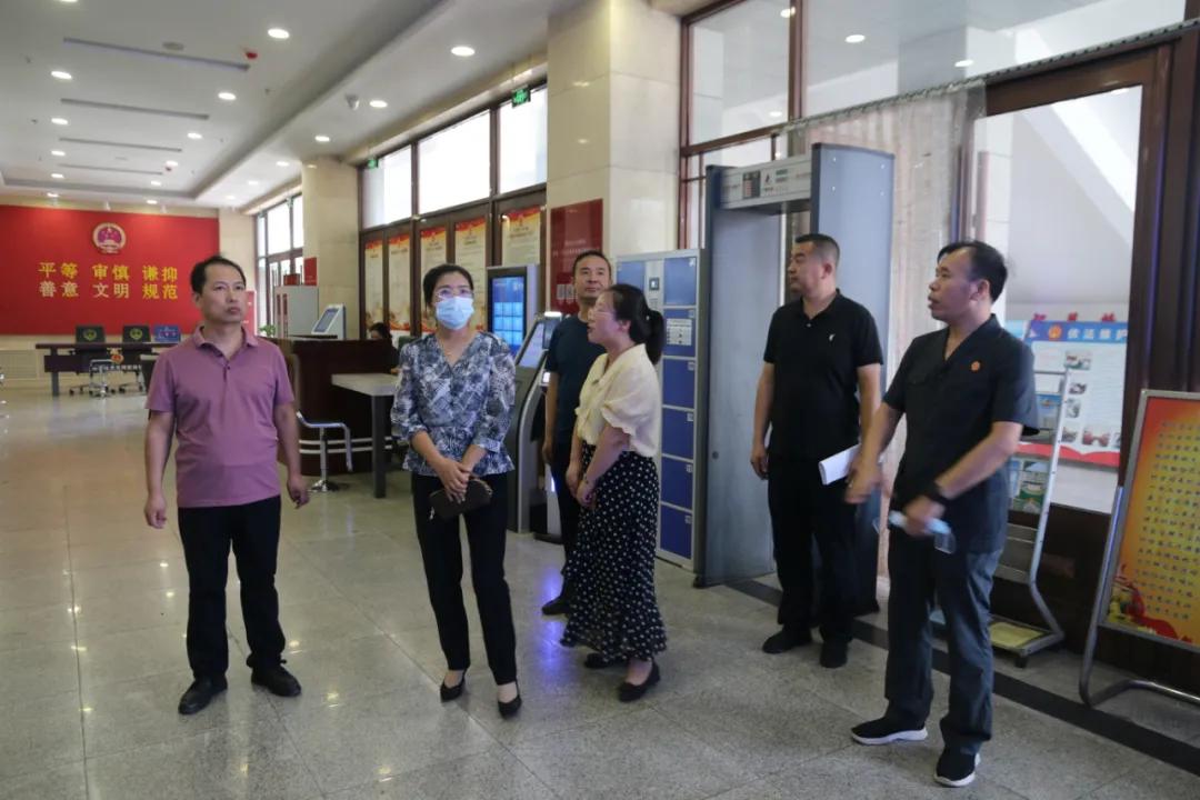 惠慧在文水法院调研一站式多元解纷和诉讼服务体系建设工作
