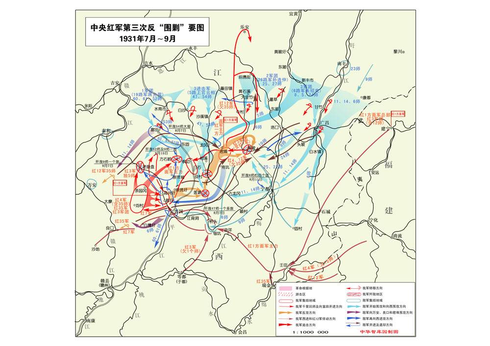 面对蒋介石的五次围剿，毛泽东、朱德是怎样面对的？