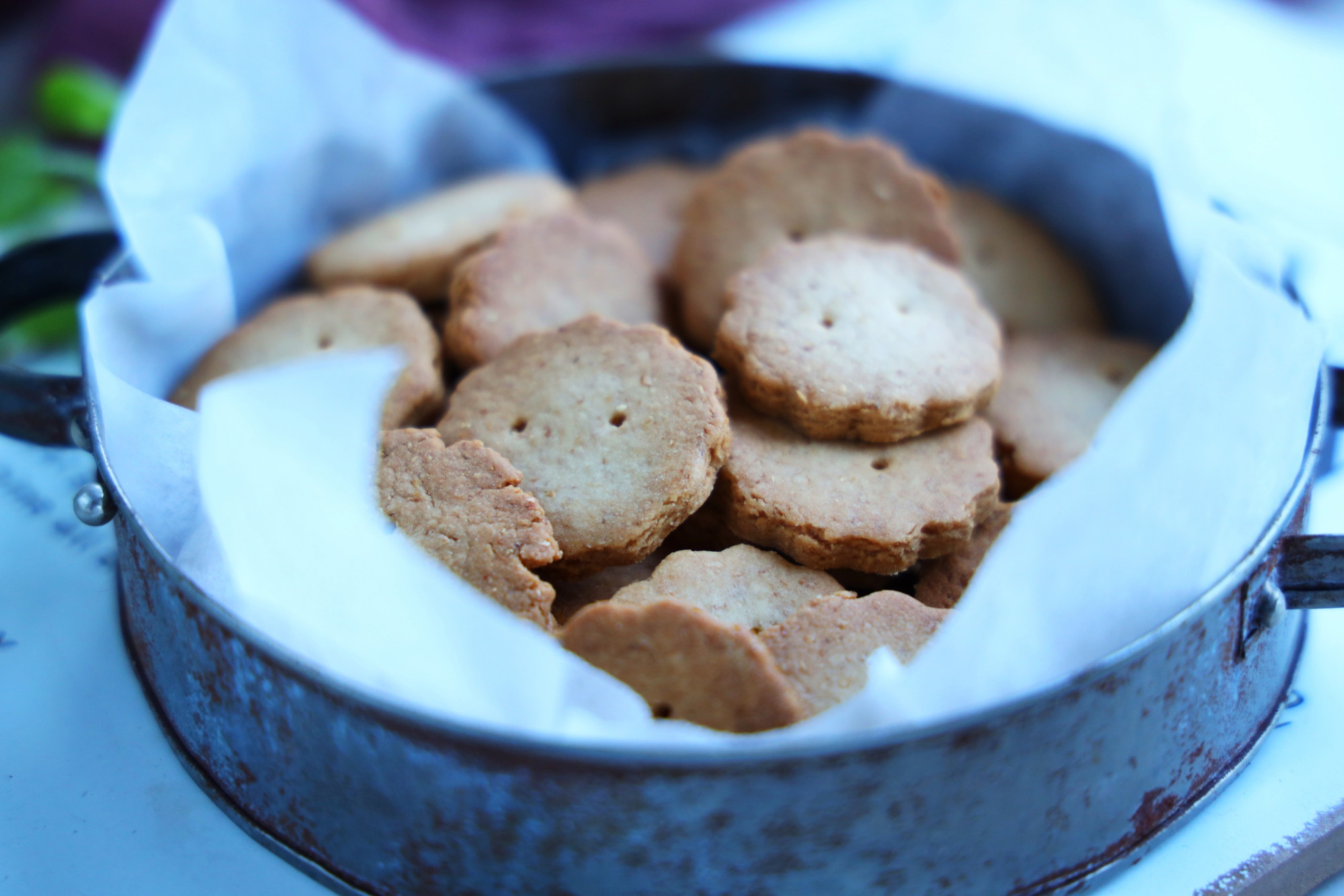 又香又脆，简单又好吃的全麦饼干，新手一看就会，出炉满屋飘香