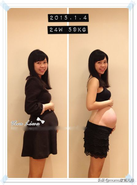 95后小姑娘怀孕1一9月肚子变化图真人