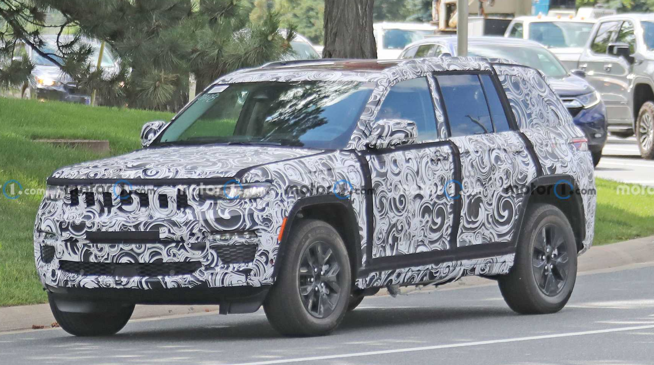 2022款Jeep大切4xe谍照曝光，你们看还有机会吗？