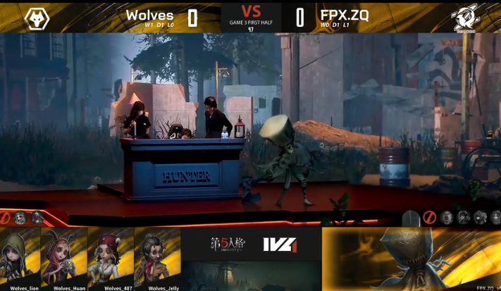 第五人格2021IVL夏季赛总决赛Wolves vs FPX.ZQ 第三局