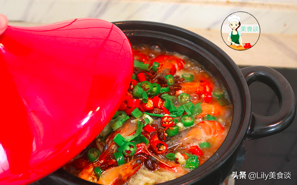 大蝦這樣吃最過癮，比水煮入味，比油炸健康，燜一燜，3分鐘出鍋