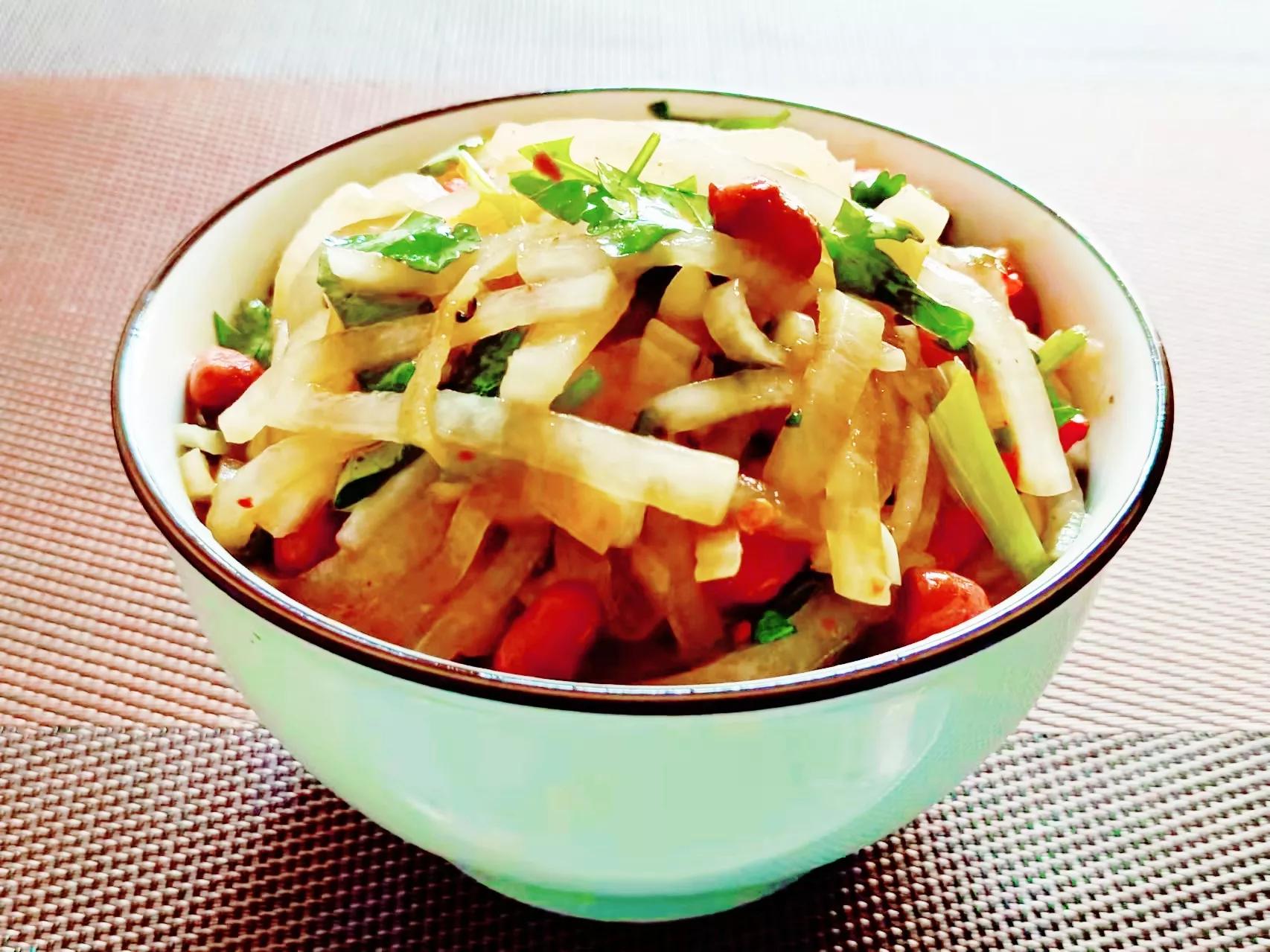 Eat too much fish and meat?Try this radish dish to get rid of the