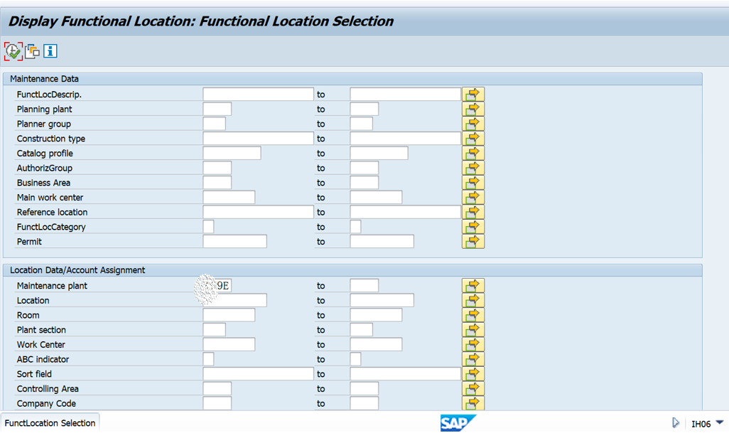 SAP PM入門系列22 - IH06 功能位置報表