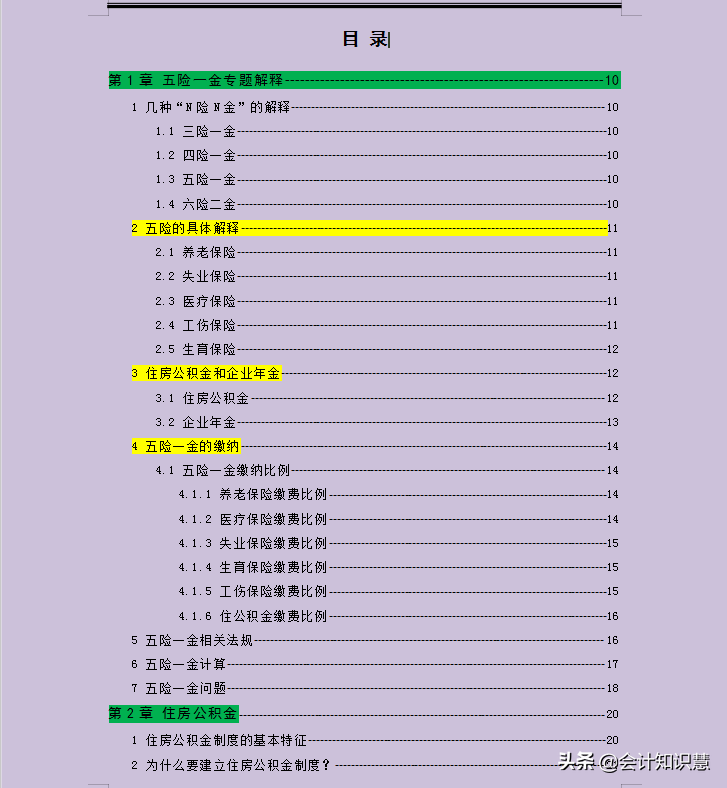 连财务主管看了都点赞，173页五险一金专题讲解，看了都说好 第3张