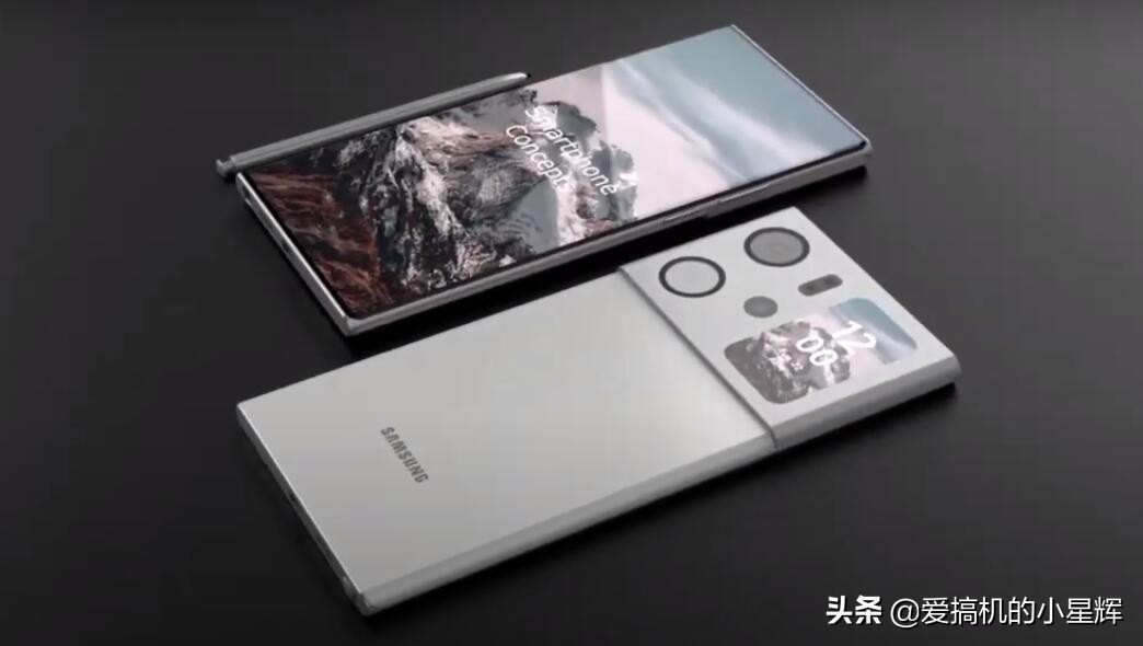 三星Note 22 Ultra概念机曝光，6500mAh+骁龙895，镜头模组霸气十足