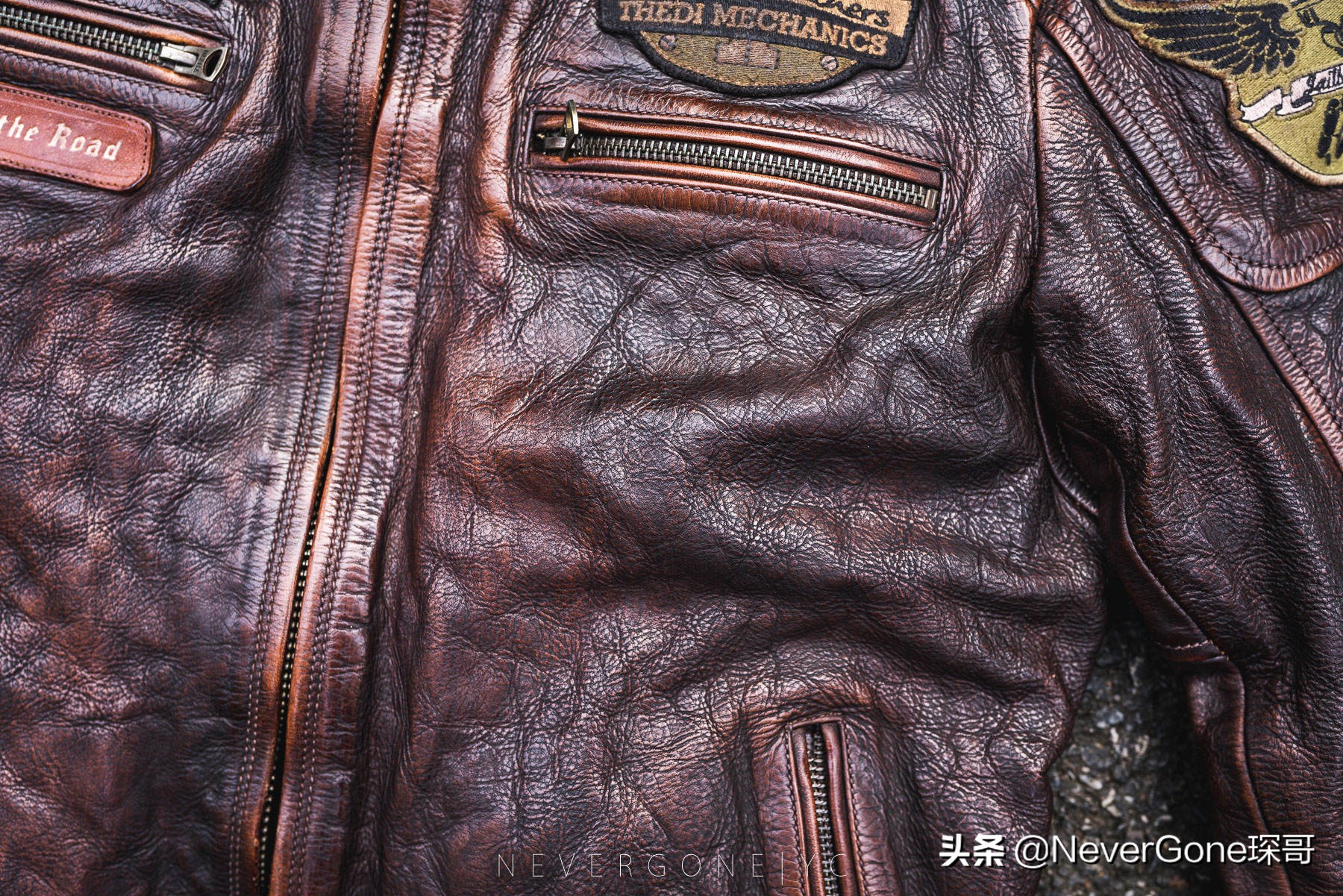 小众没人气的皮衣：Thedi J100做旧机车皮衣