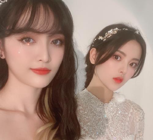 吴宣仪|杨超越为吴宣仪庆生 果然是闺蜜情深