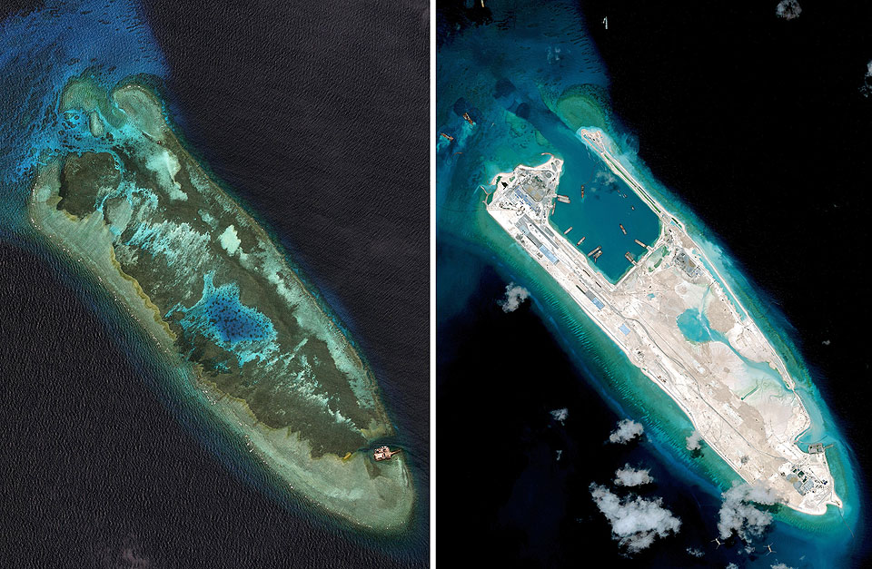 南海造岛：我国有了天鲲号，为什么渚碧礁和美济礁还有部分没填？