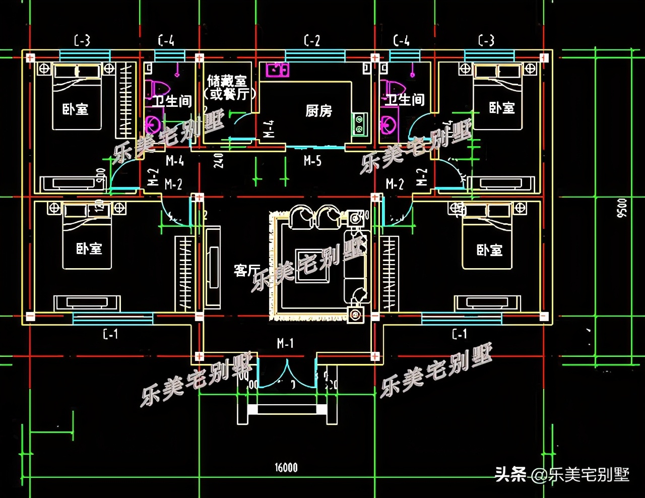 10款一層平房自建別墅設計圖小房子也可以有大排面