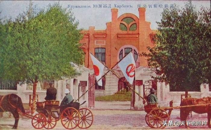 1910年代哈尔滨彩色老照片 百年前的哈尔滨美丽城市风貌
