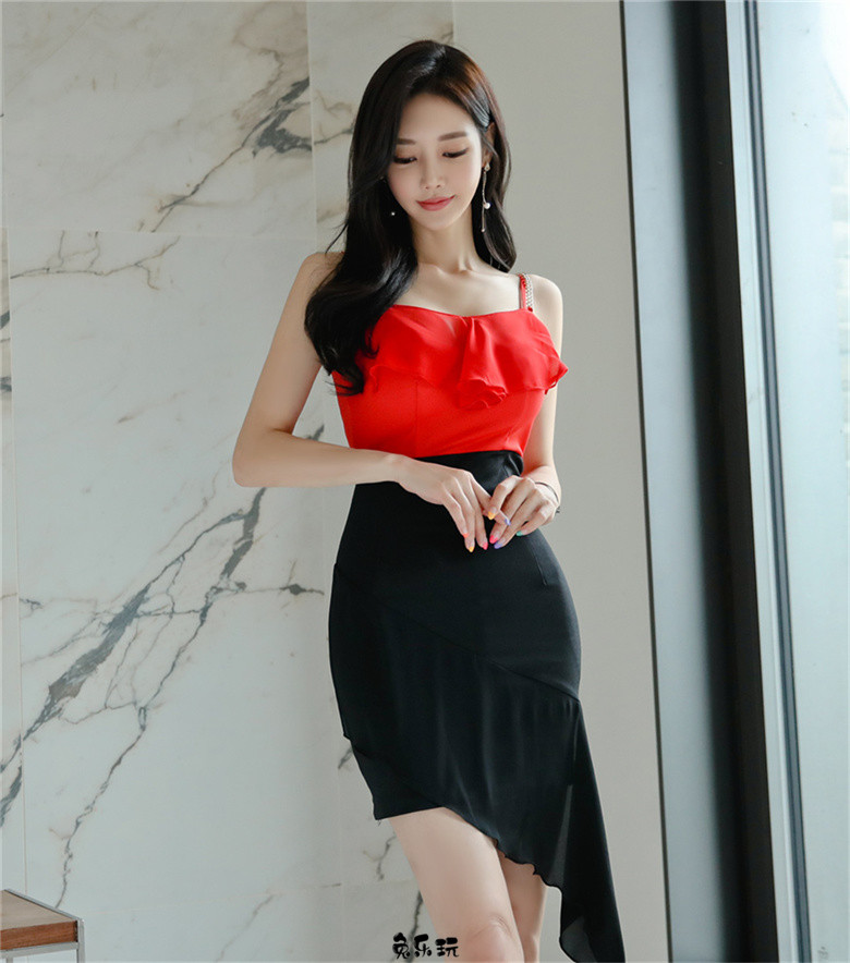 孙允珠：红杏烟雨浅草阡陌朱砂吊肩裙