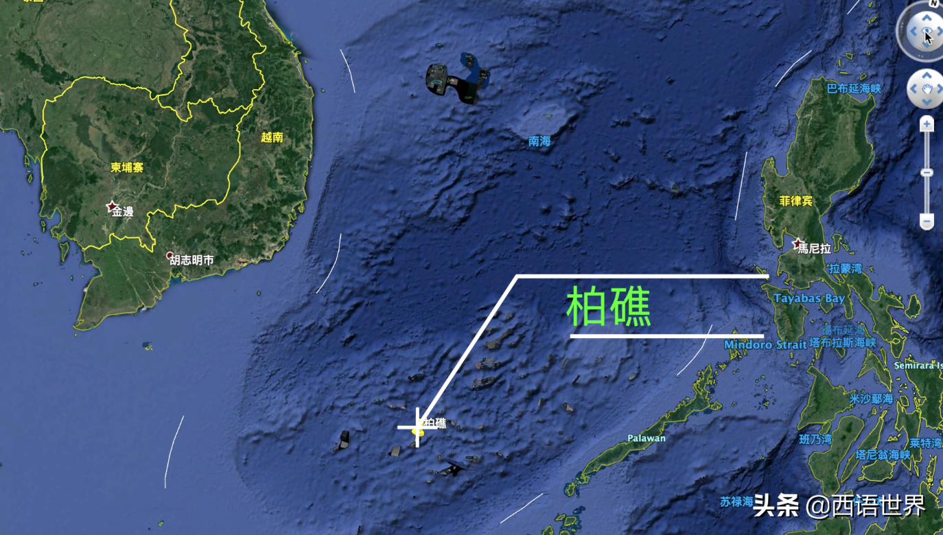 中国南沙群岛第一大礁：柏礁，可建超大的海上