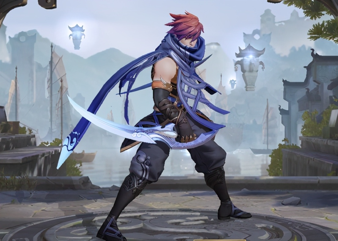 King of Glory: Lan has a second form? Red anger all over, like a secret ...