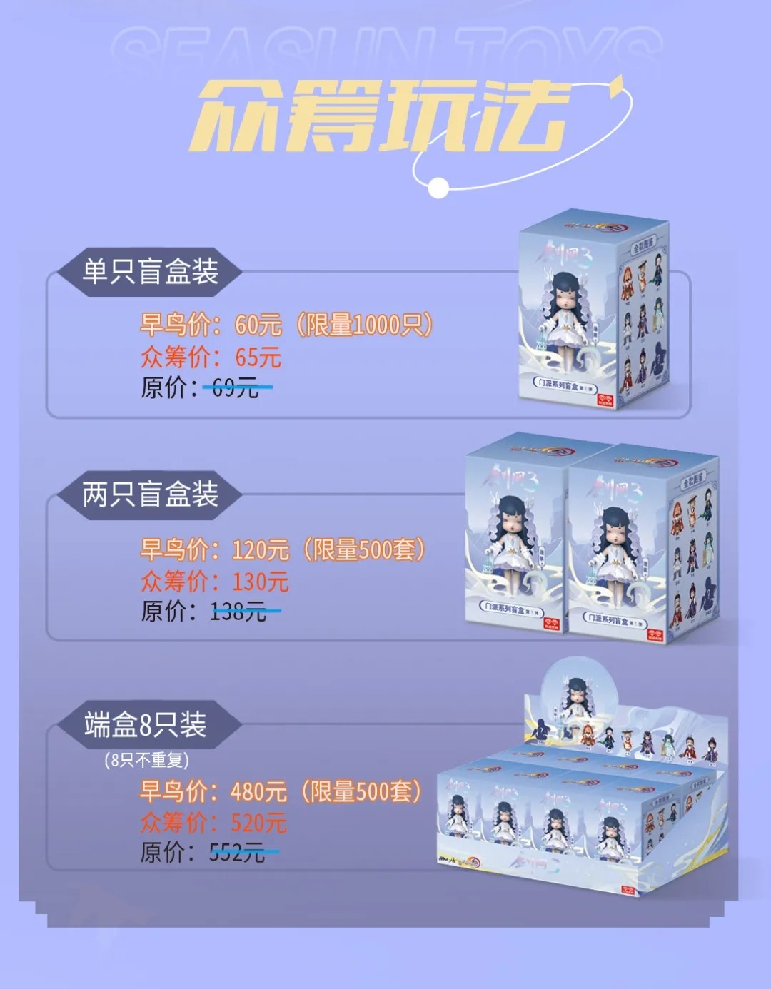 劍網3十二周年出盲盒，唐妝極具東方美，明教貓耳萌化了 - 資訊咖
