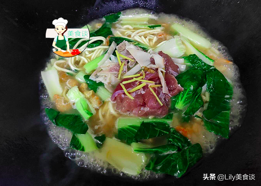 天凉了，早餐儿子最馋这碗面，10分钟就搞定，早餐吃它营养耐饿