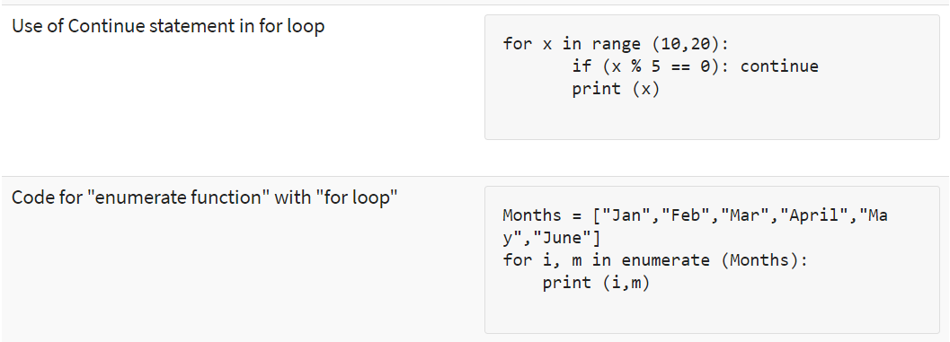 DAY3-step2 Python For和While循环：枚举，中断，继续语句