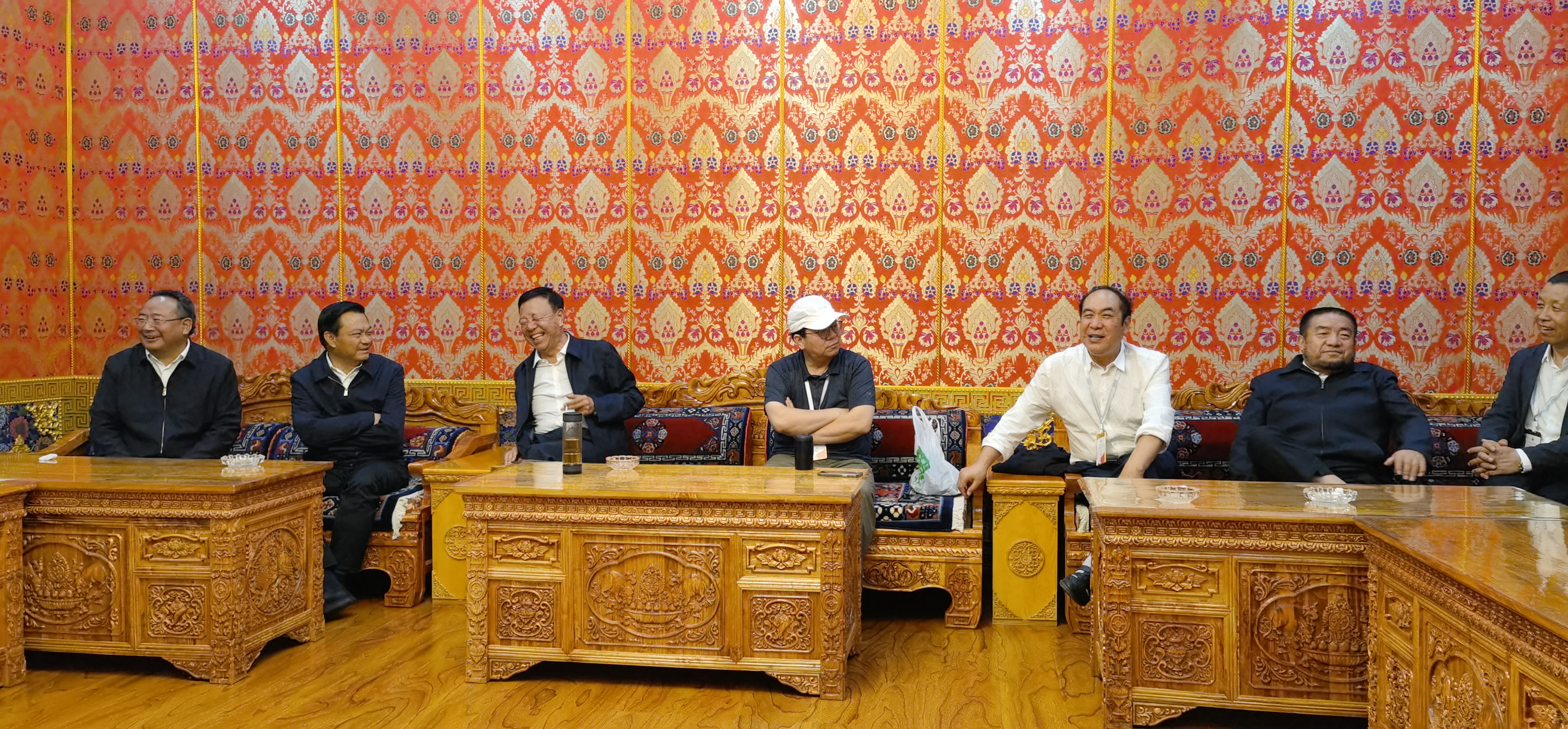 甘南州委副书记,州长赵凌云致辞,甘南州政协主席仁青东珠出席首映式.