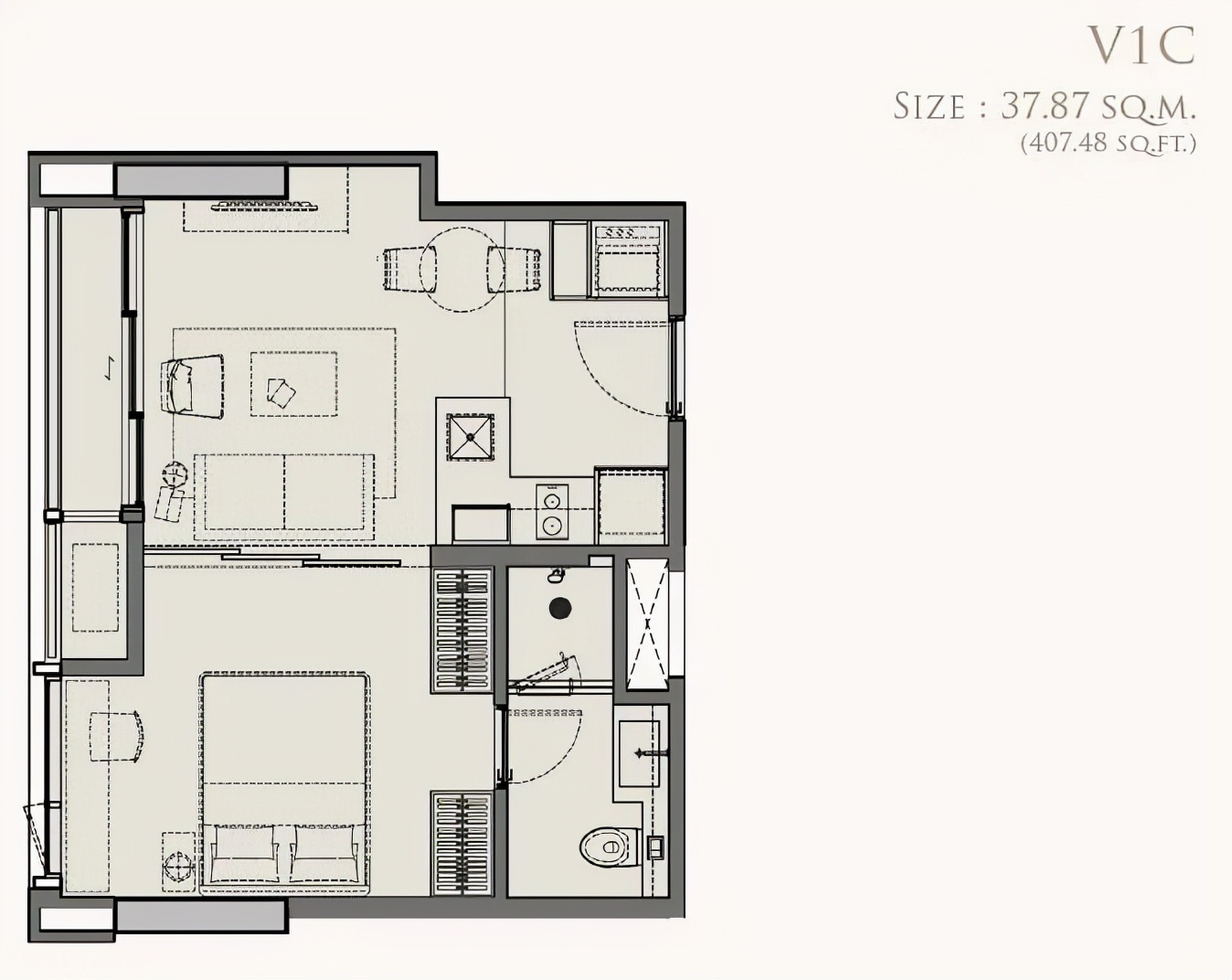 曼谷新CBD拉抛区双轨交汇高奢公寓 | The Crest Park Residences