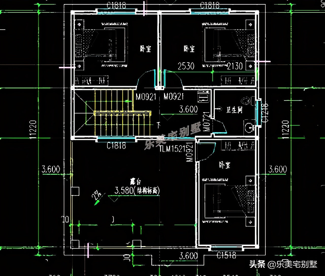 8套農村兩層自建房別墅設計圖,主體毛坯25w左右