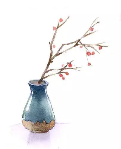 古风美物插画 | 裁为合欢扇，团团似明月