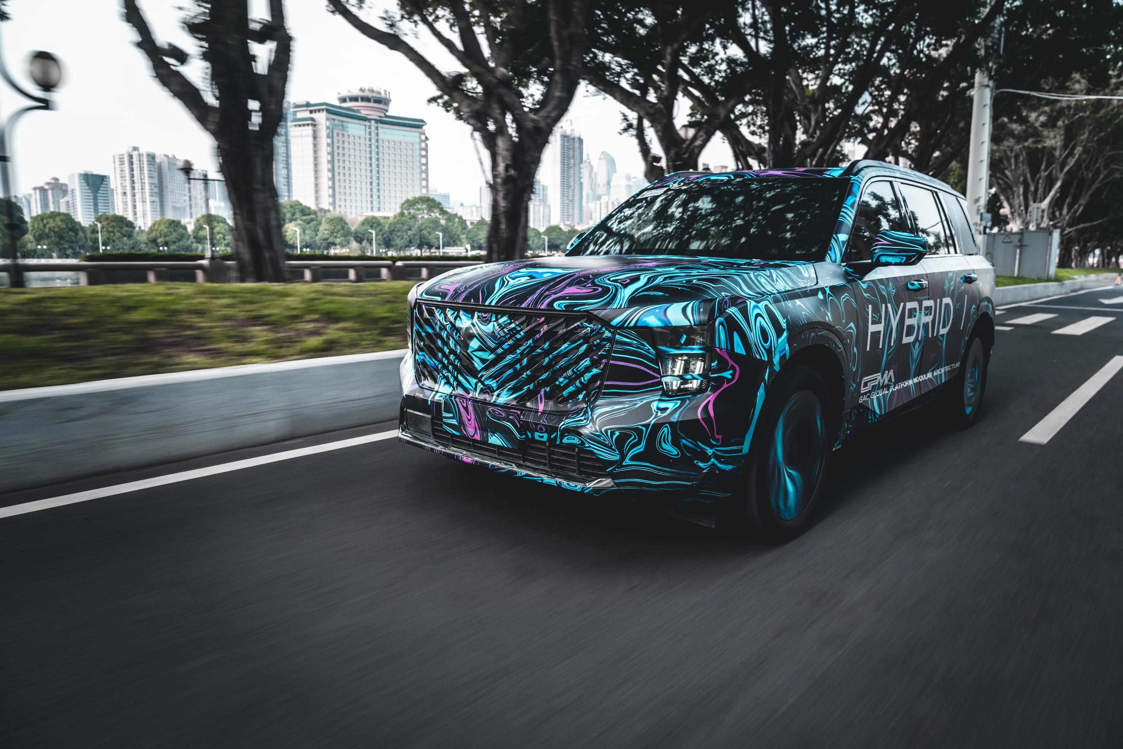 传祺gs8 hybrid官图,首款混动车型发大招?_太平洋号