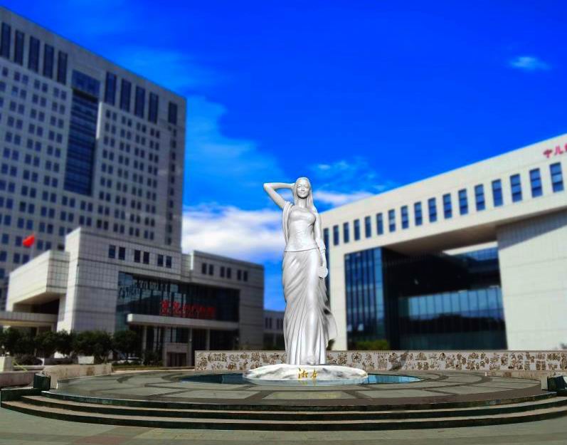 长沙宁儿妇产医院“湘女广场”将屹立大型城雕“东方女神”新坐标