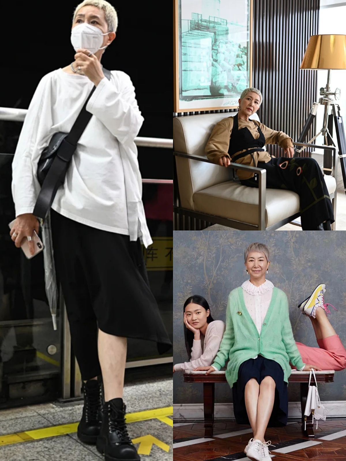 潮流無關年齡，60後「時尚奶奶」成街拍常客