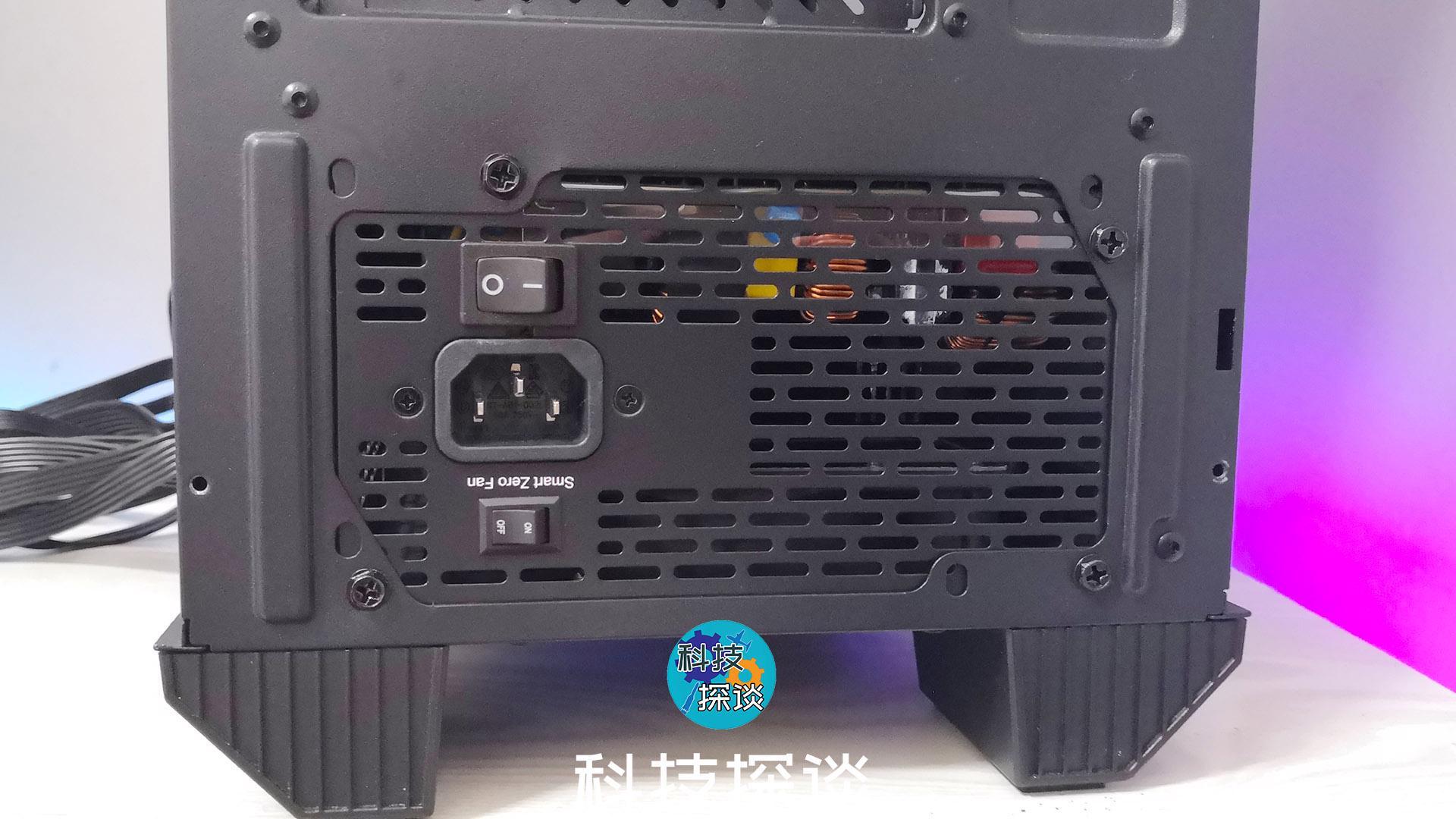 650W白金认证模组电源，智能温控低噪声，曜越钢影PF1测评