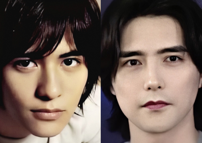 阿云嘎直播助力扶贫撞脸周渝民，网友：这就是一张电影脸