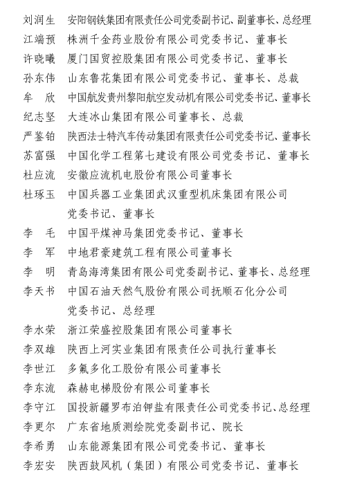 關(guān)于表彰2019—2020年度全國優(yōu)秀企業(yè)家的決定（附名單）